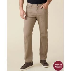 Flag & Anthem Bamboo Khaki 5-Pocket Stretch Nashville Straight Pants Size 30x34